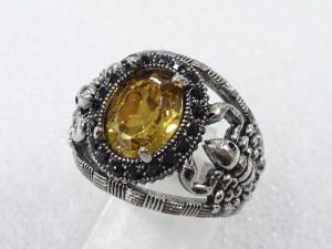 色石　指輪(15号)